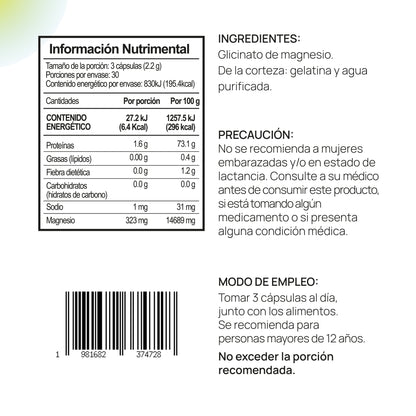 Glicinato de Magnesio